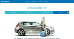 Desktop Screenshot of aldvaihtoautot.fi